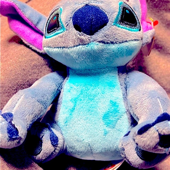Disney’s LILO And Stitch 8” Stitch TY Beanie Baby - Picture 2 of 2